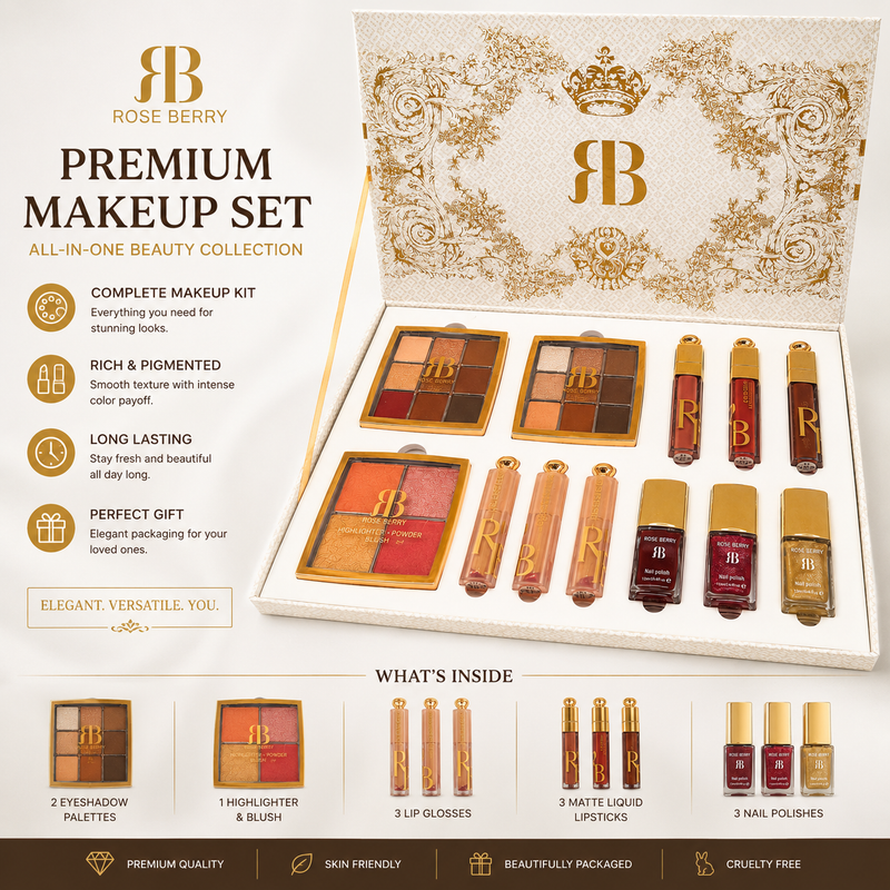 Rose Berry - Luxury Makeup Gift Set - Barakah Store