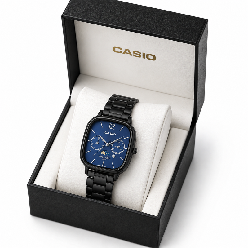 Casio Chrome Watch - Barakah Store