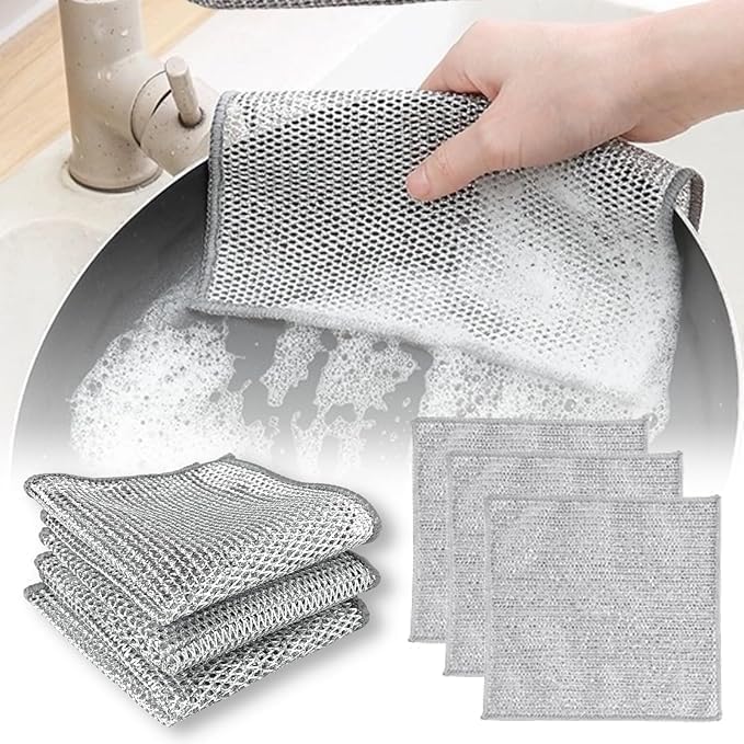Metallic Mesh Dish Cloth - Barakah Store