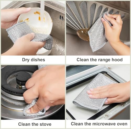 Metallic Mesh Dish Cloth - Barakah Store