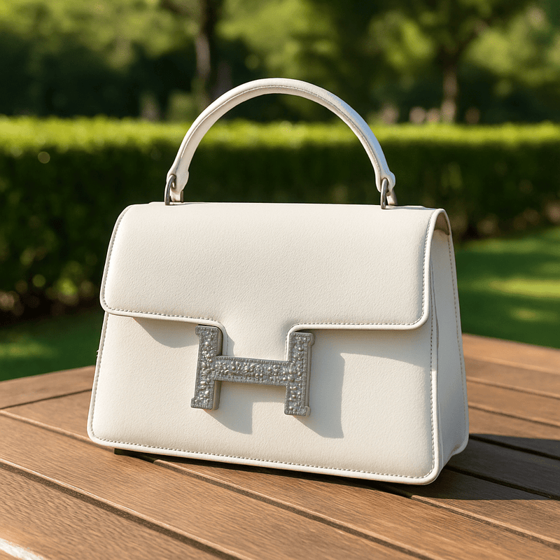 Elegant Structured Top-Handle Bag - Barakah Store