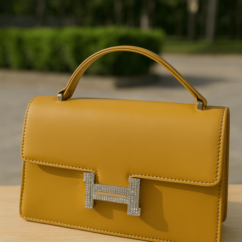 Elegant Structured Top-Handle Bag - Barakah Store