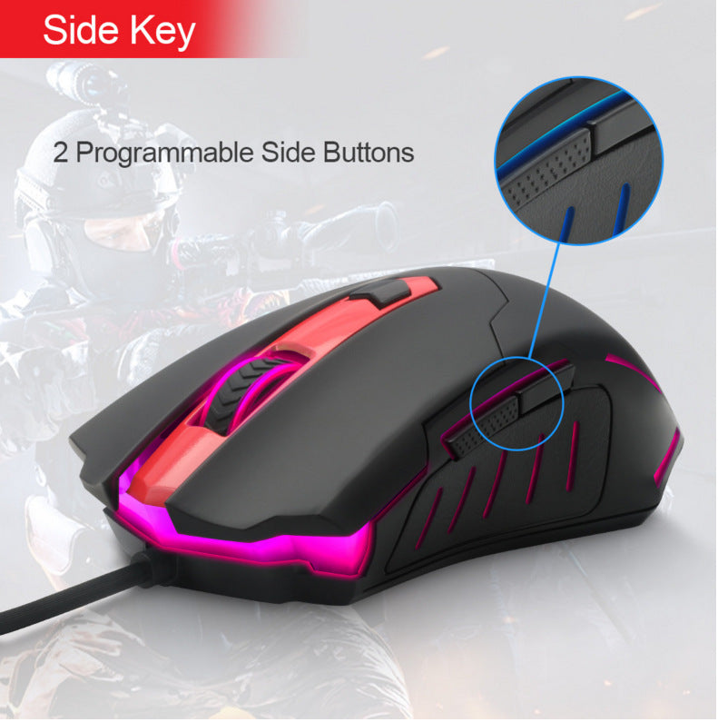 Thunder Wolf V9 Gaming Mouse Gaming Machine