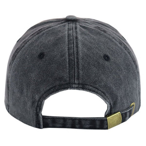 Garden Hair Hat For Men Women, Adjustable Embroidered Wash Cotton Baseball Cap