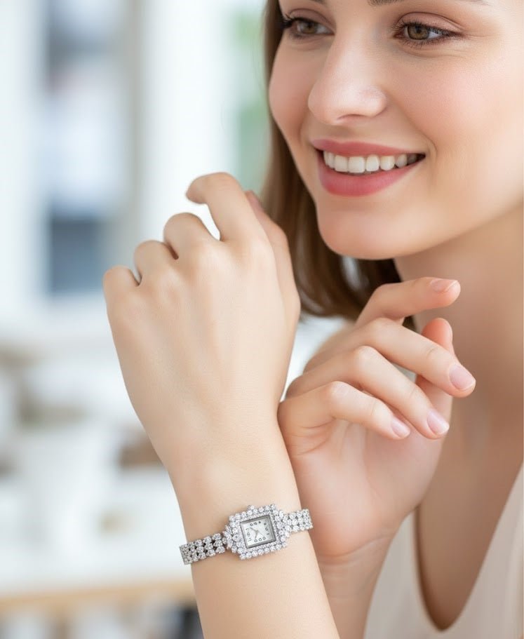 Imperial Square Halo Watch - Barakah Store