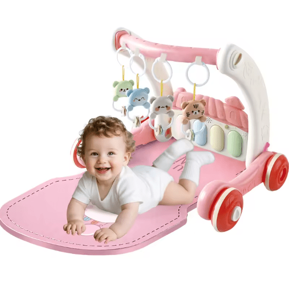 Kids Game 2-in-1 Baby Gym With Walker