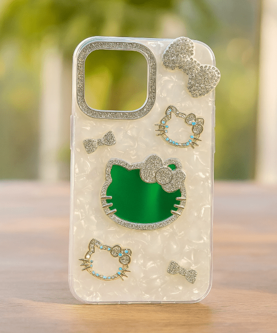 Luxury Bling Kitty Crystal iPhone Case - Barakah Store