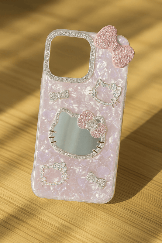 Luxury Bling Kitty Crystal iPhone Case - Barakah Store