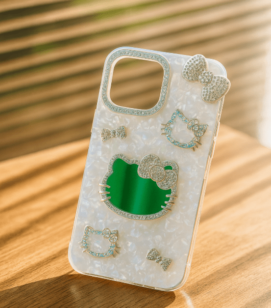 Luxury Bling Kitty Crystal iPhone Case - Barakah Store