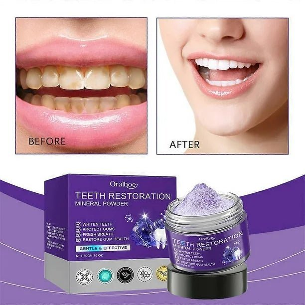 Oralhoo Teeth Restoration Mineral Powder - Barakah Store