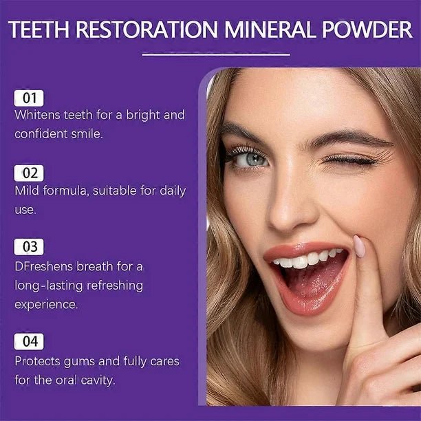 Oralhoo Teeth Restoration Mineral Powder - Barakah Store
