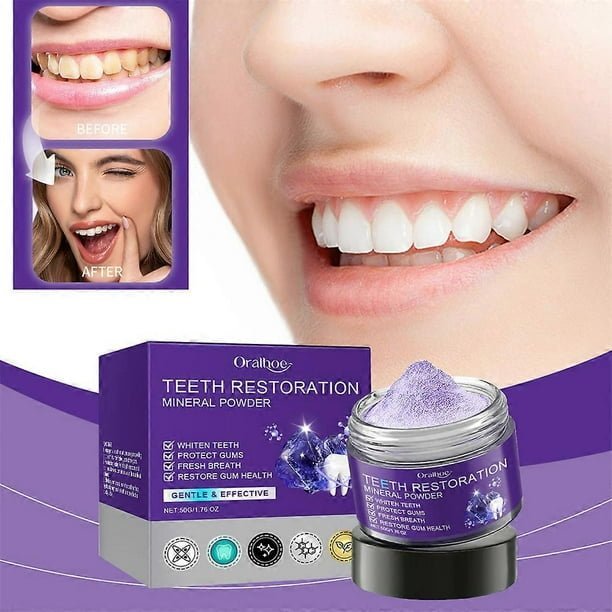 Oralhoo Teeth Restoration Mineral Powder - Barakah Store