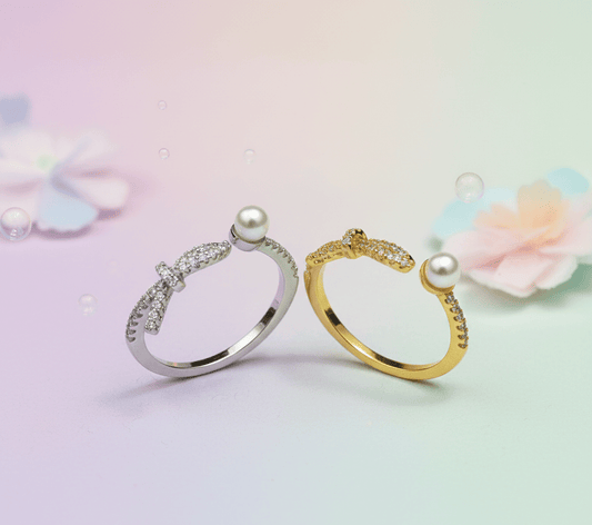 Pearl Twist Ring