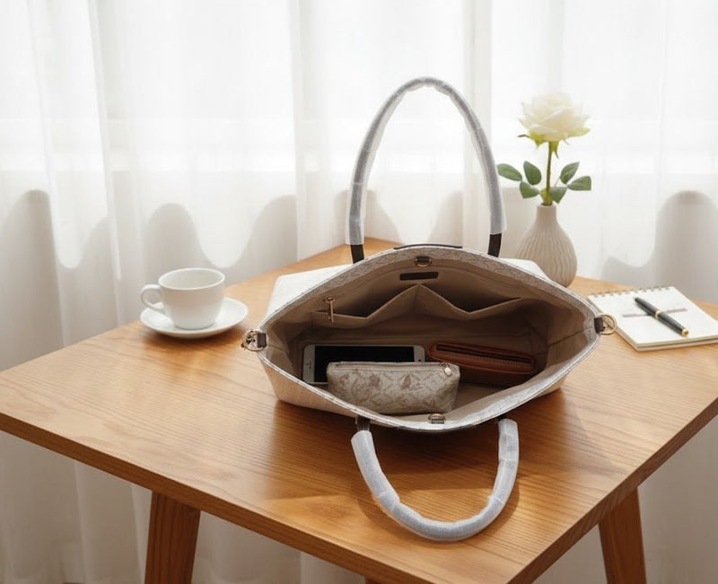 Royal Monogram Tote Handbag - Barakah Store