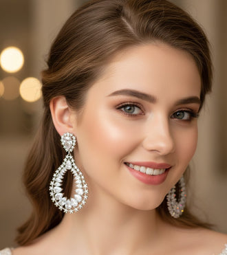 Luxe Pearline Waterfall Earrings