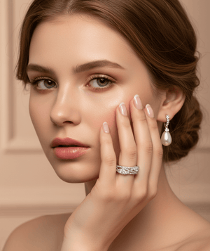Wave Crystal Ring