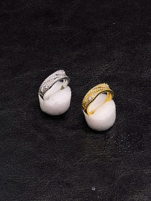 Wave Crystal Ring
